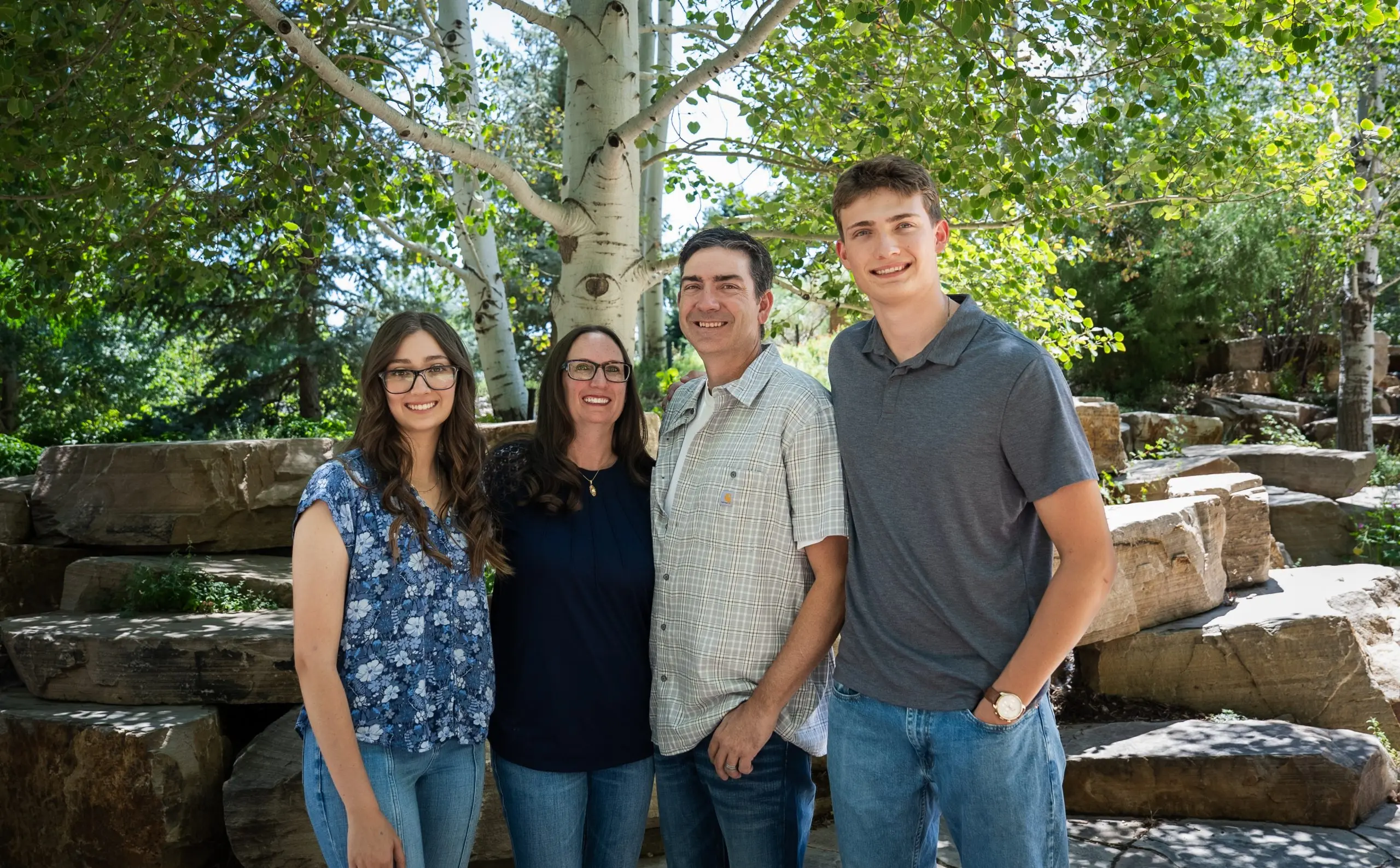 The Connolly Family - Shane, Tanna, Samantha and Ryan - cropped